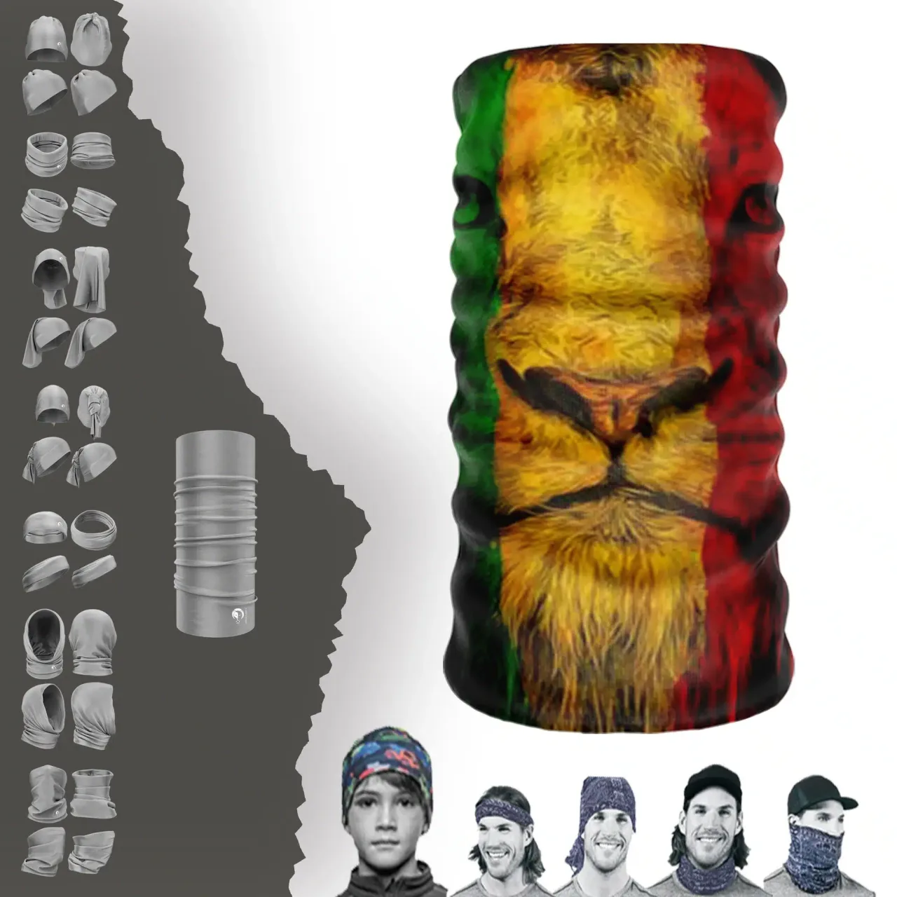 Aslan Boyunluk Bere Bandana Maske Bone Toka Saçbandı