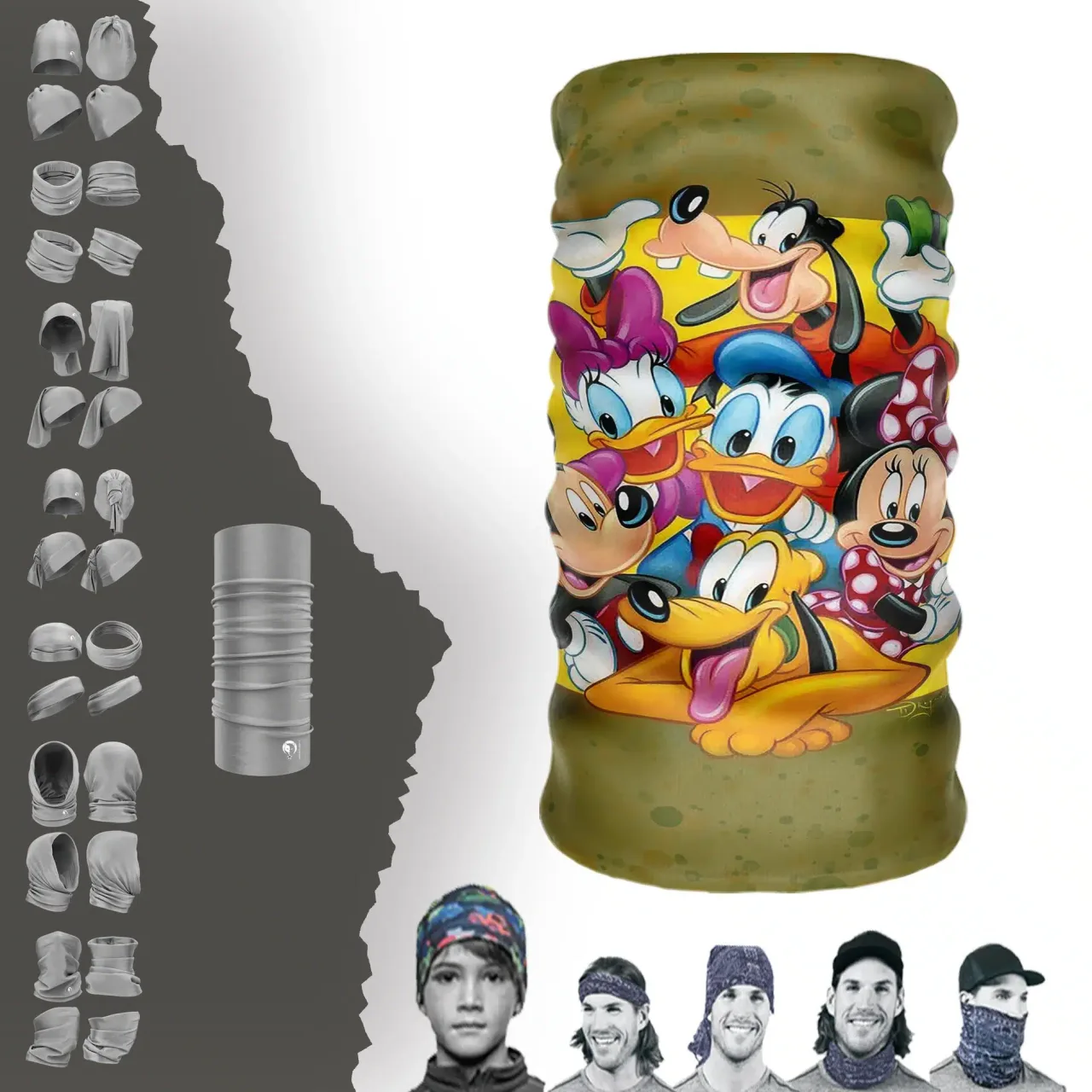 Donald Duck Boyunluk Bere Bandana Maske Bone Toka Saçbandı