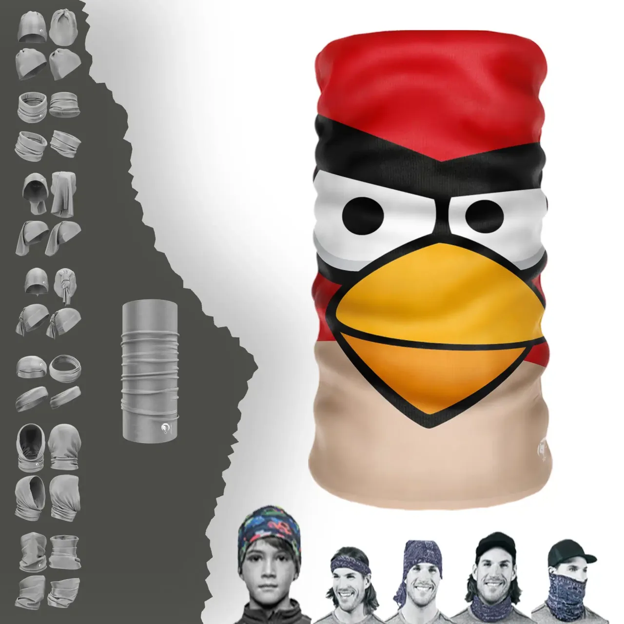 Angry Birds Boyunluk Bere Bandana Maske Bone Toka Saçbandı