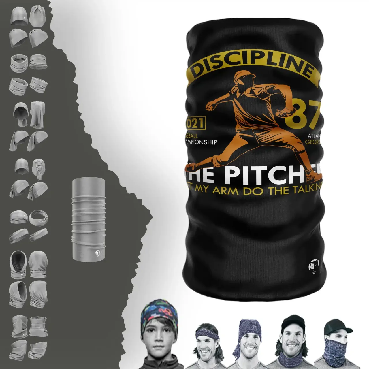Baseball Discipline Boyunluk Bere Bandana Maske Bone Toka Saçbandı